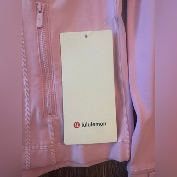 New with tags Lululemon Define Jacket Nulu. Light Pink. Vita Pink. Size 10. - Picture 10 of 14